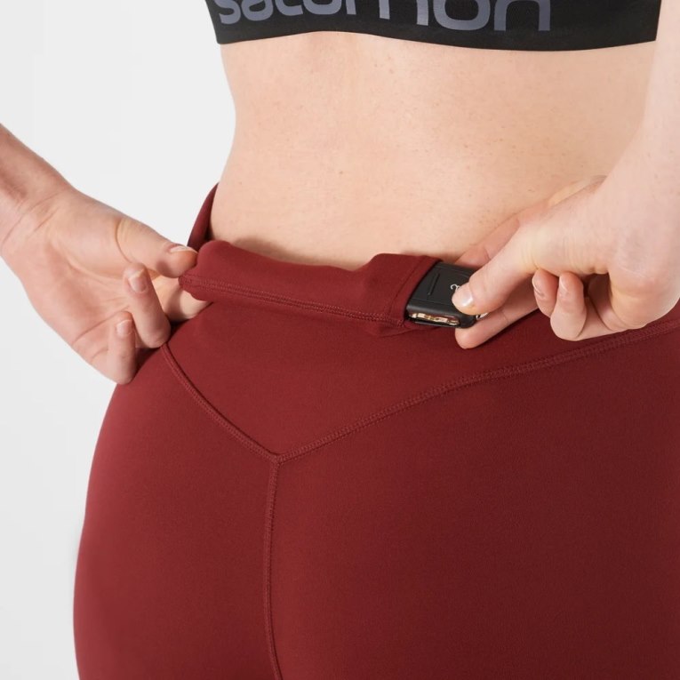 Salomon Cross Multi 7'' Short Women's Running Tights Red | CA 57A36